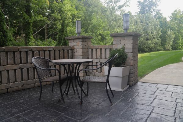 Stamped Concrete Patio Installation in Auburn