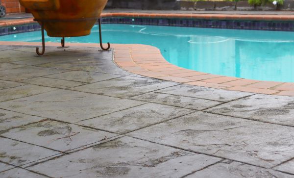 Stamped Patio Construction in Auburn